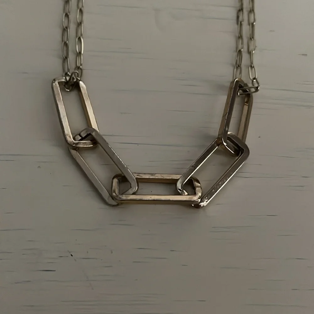 Maryln Schiff Paperclip Chain Gold-tone Necklace - Picture 3 of 5